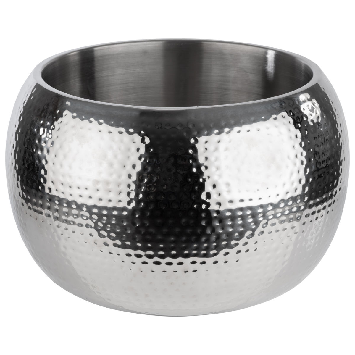 APS Flaschenkühler BIG BOWL, Edestahl; 8000 ml, 37x37x23 cm (LxBxH); silber