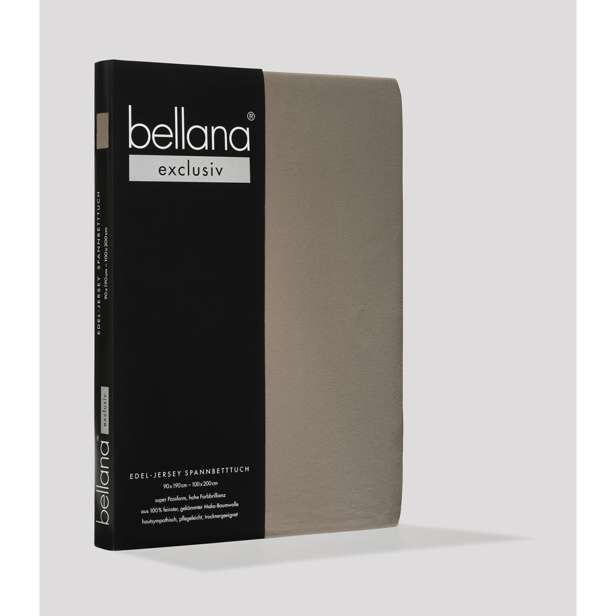Bellana Spannbetttuch Exclusiv Edel-Jersey 90x200 cm (BxL); weiß