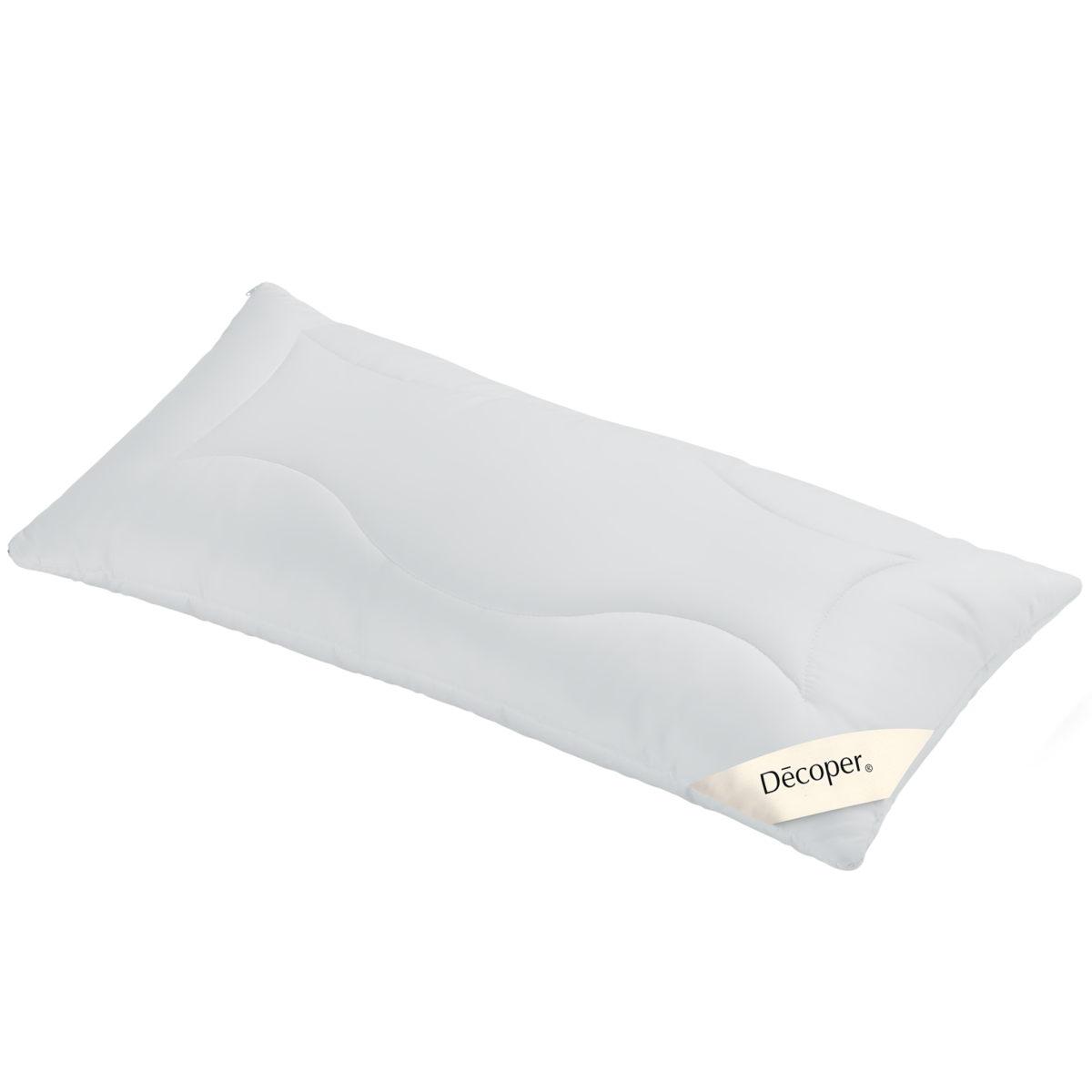 Decoper Faserkissen Hollofil Spring Decoper ®, Füllung: 100% Polyester, Bezug: 100% Baumwolle 40x80 cm (BxL); weiß