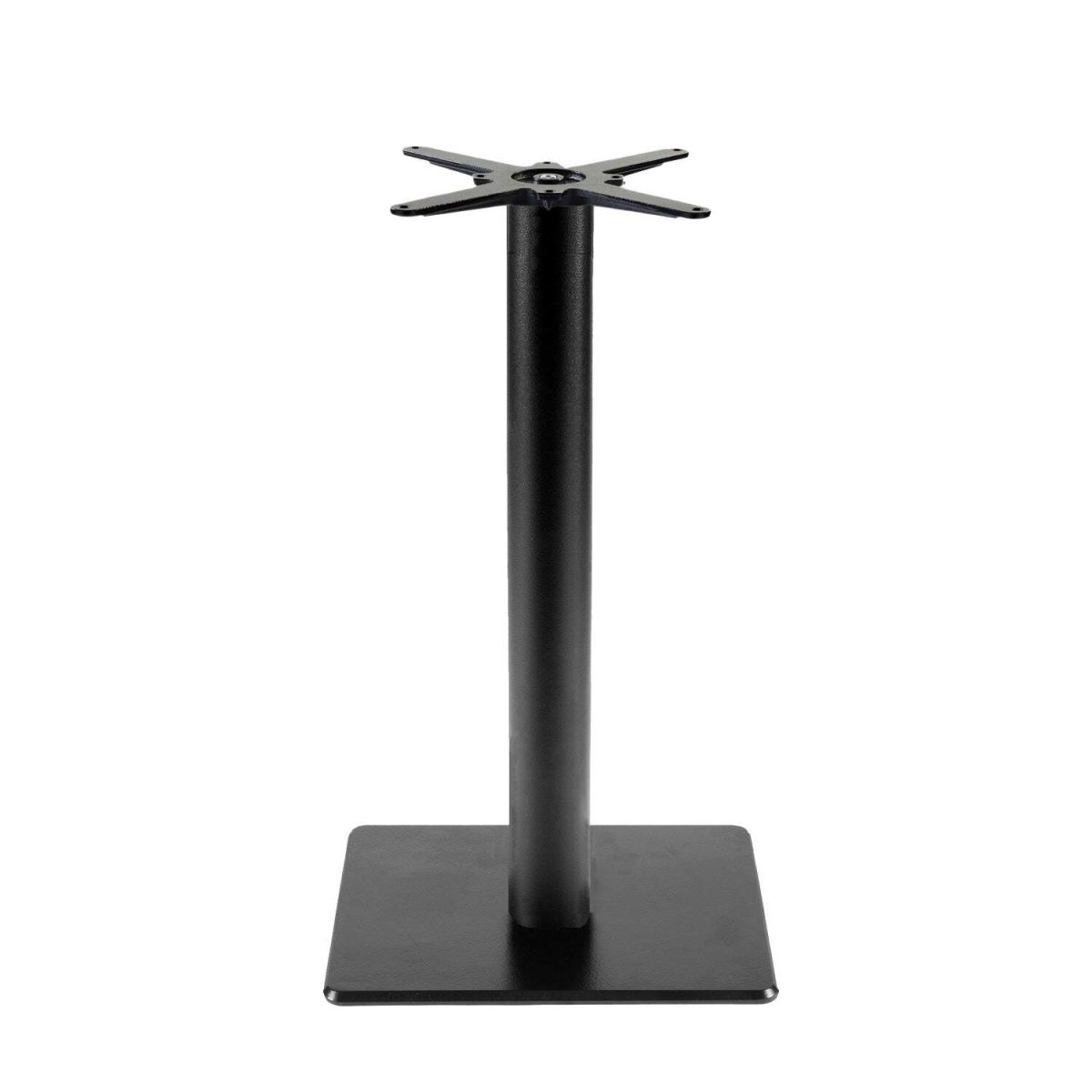 Base tavolo modello Milan-T RestooTab; 40x40x73 cm (LxLxH); nero