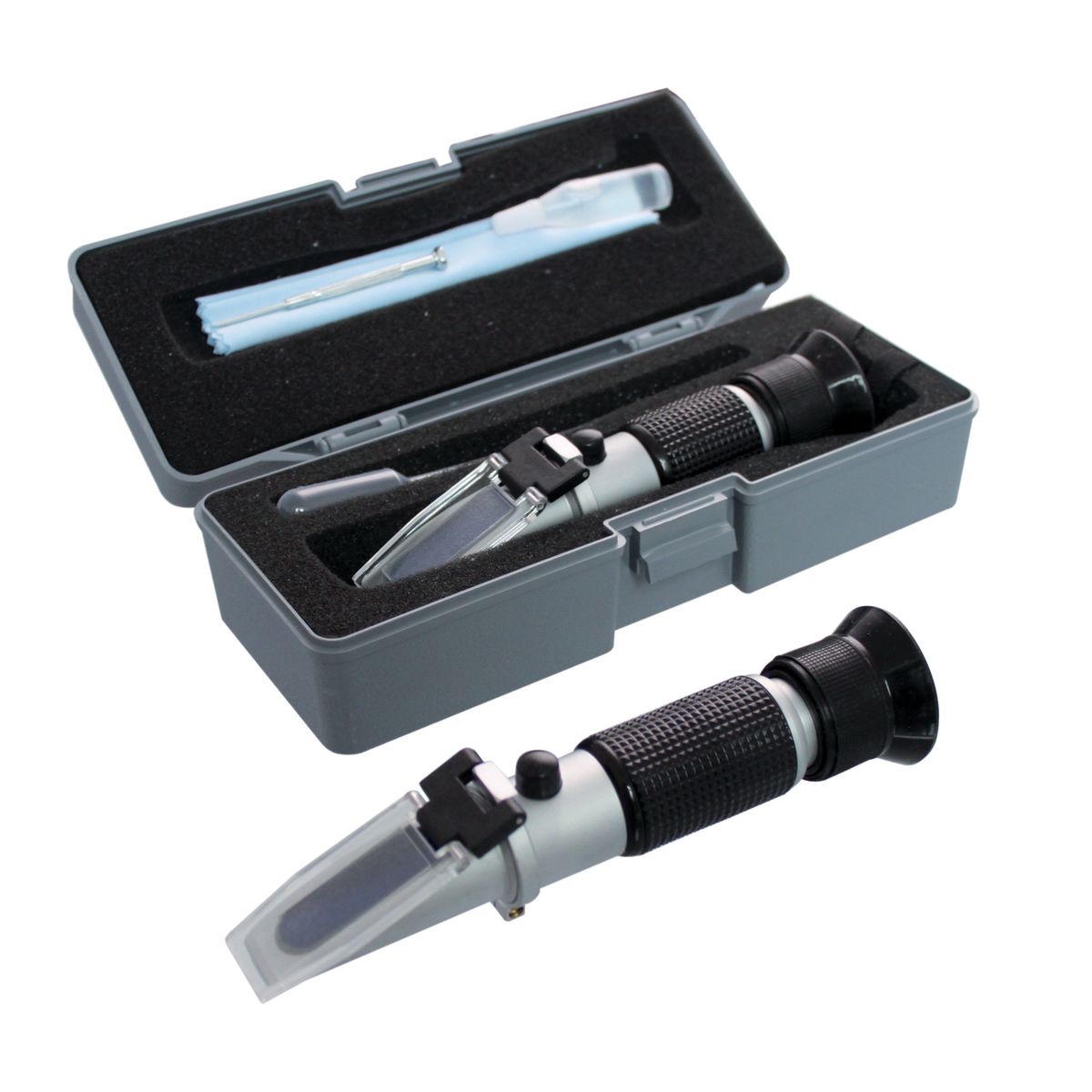 Schneider Refraktometer; silber