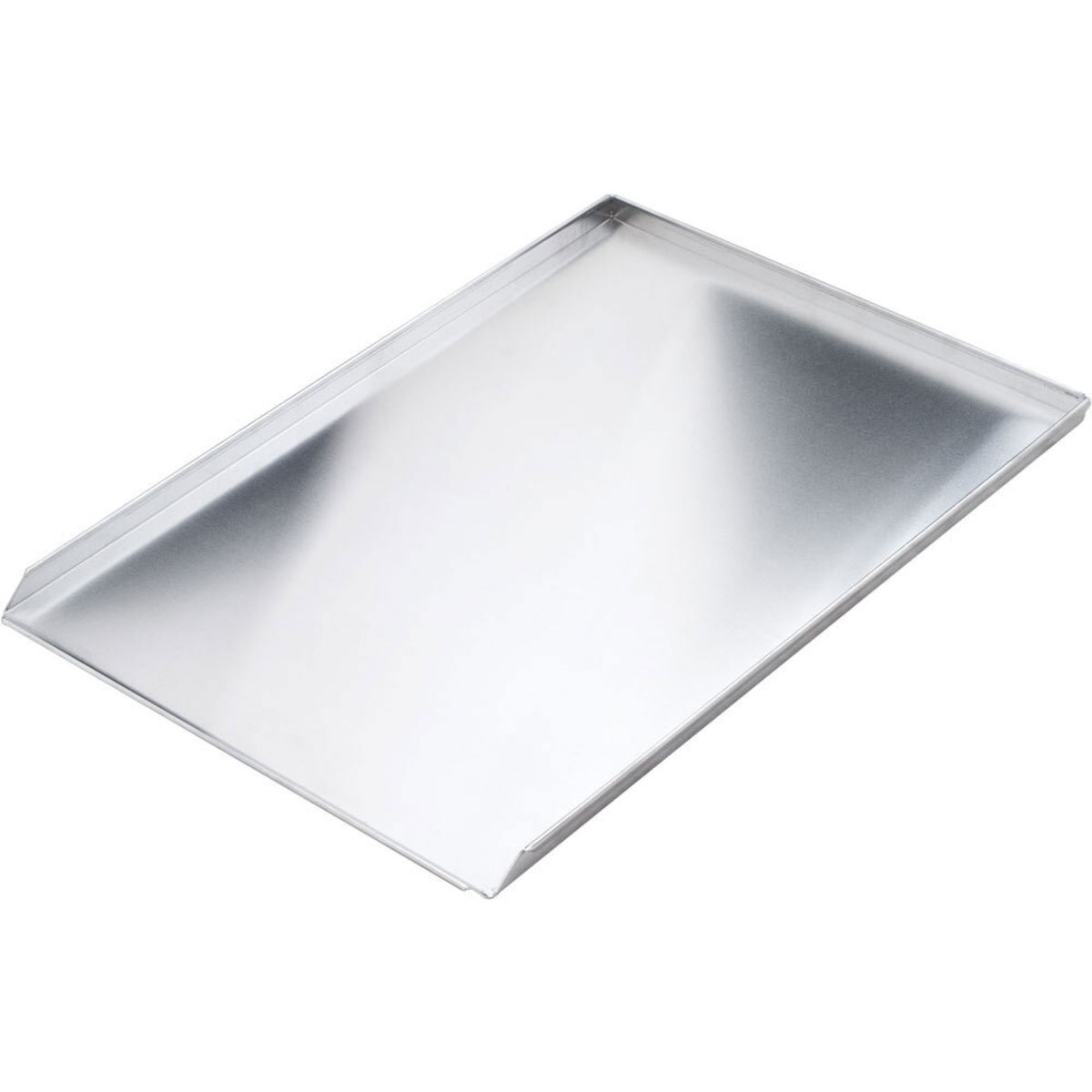 Stalgast 3-Rand-Backblech aus Aluminium, Bäckernorm, Stärke 2 mm 60x40 cm (BxT); silber