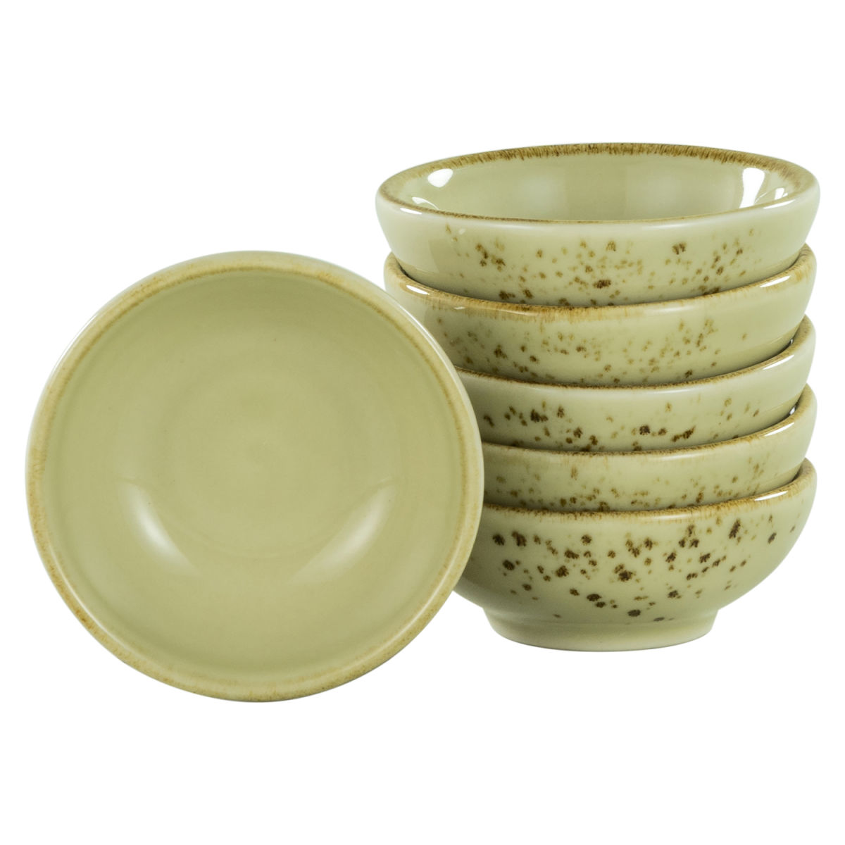 CreaTable Nature Collection - Schale 6-tlg 400 ml, 16.5x6 cm (ØxH); creme; rund; 6 Stück / Pack