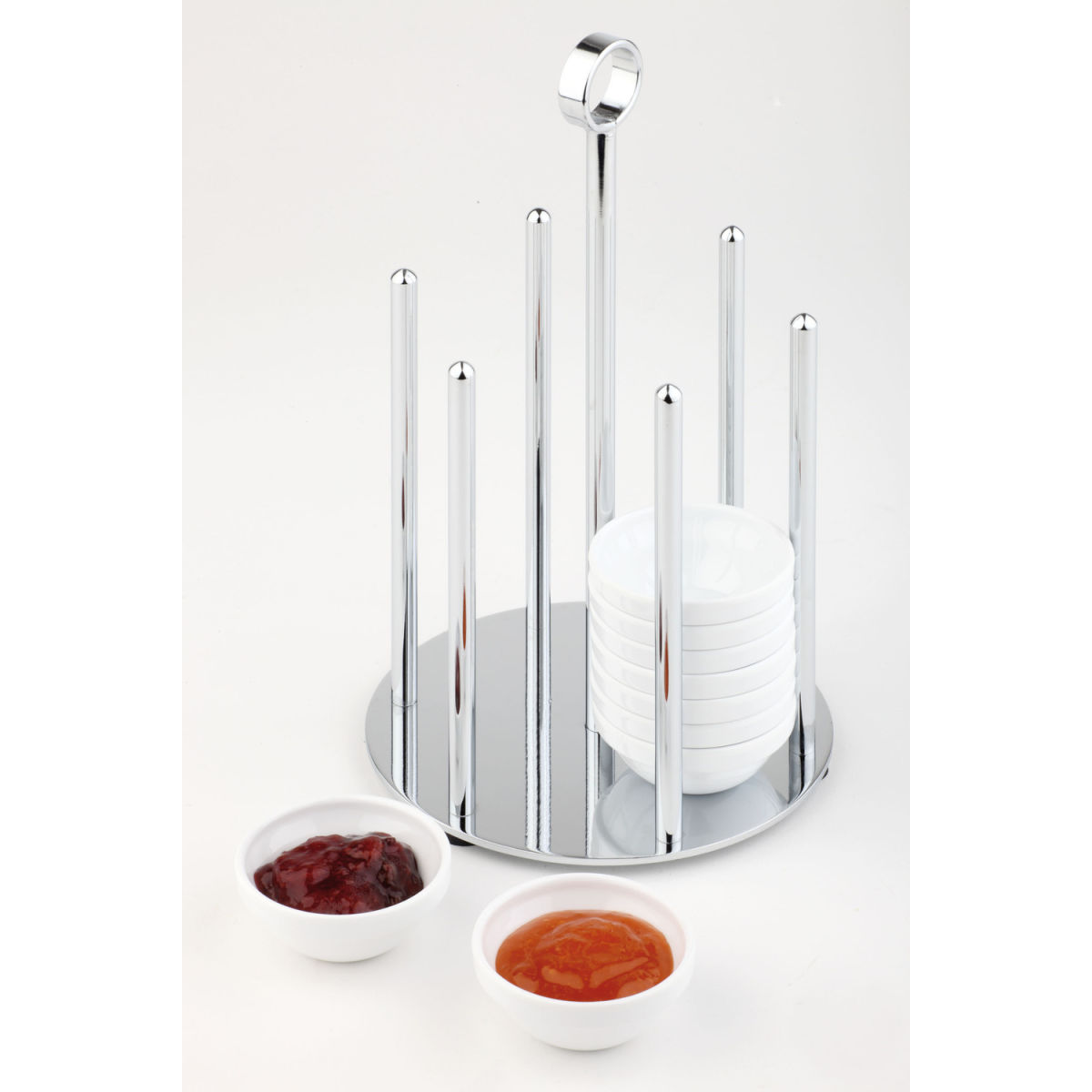 APS Schälchendispenser Chanson 14x25.5 cm (ØxH); silber