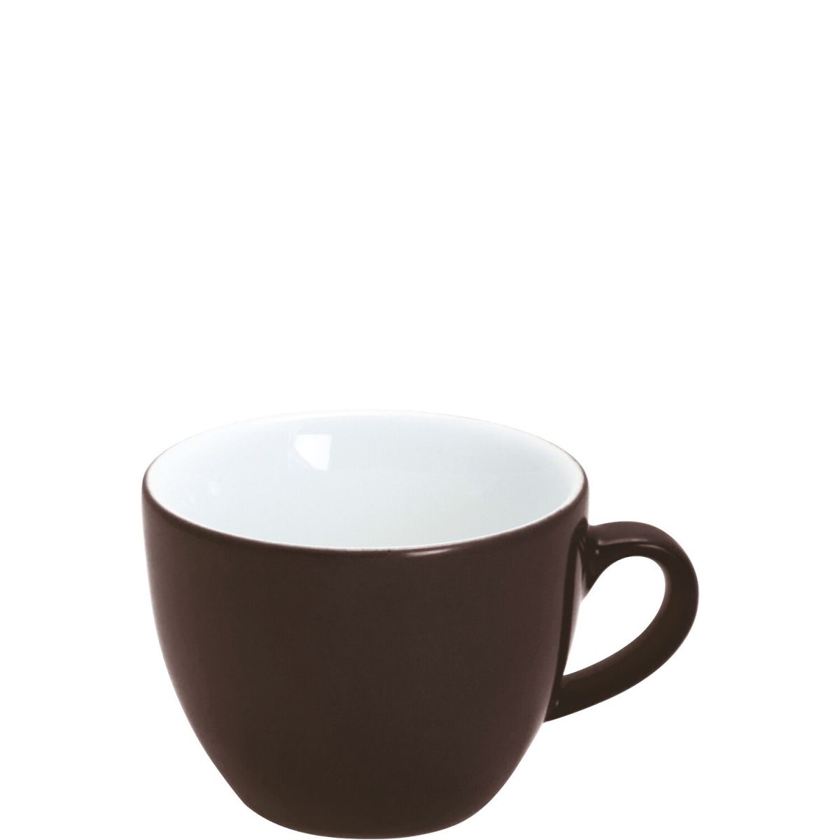 Kahla Espresso-Obertasse Pronto Colore 80 ml, 6.4x5.1 cm (ØxH); cocabraun; rund; 6 Stück / Pack