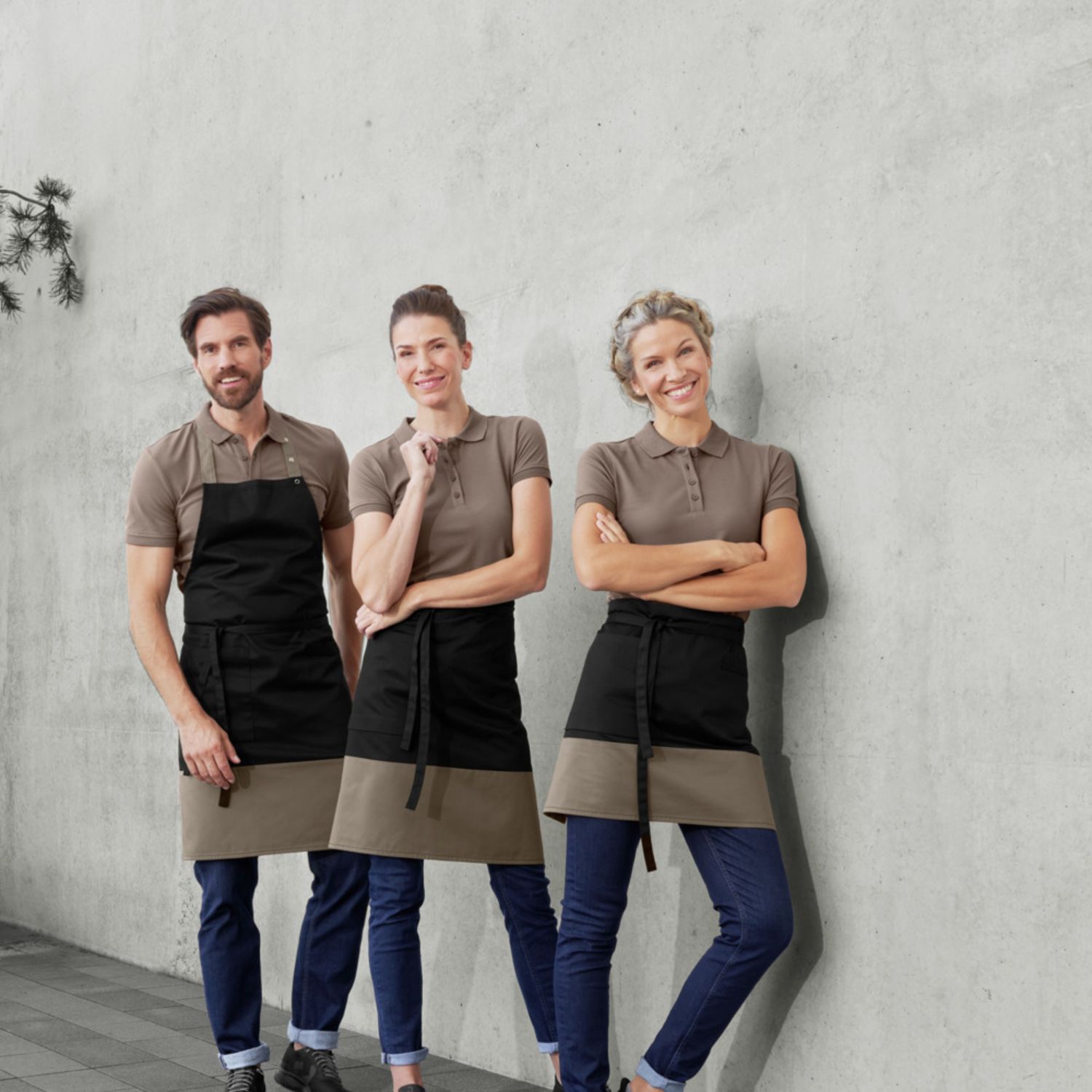 Schürzen-Serie Bicolor