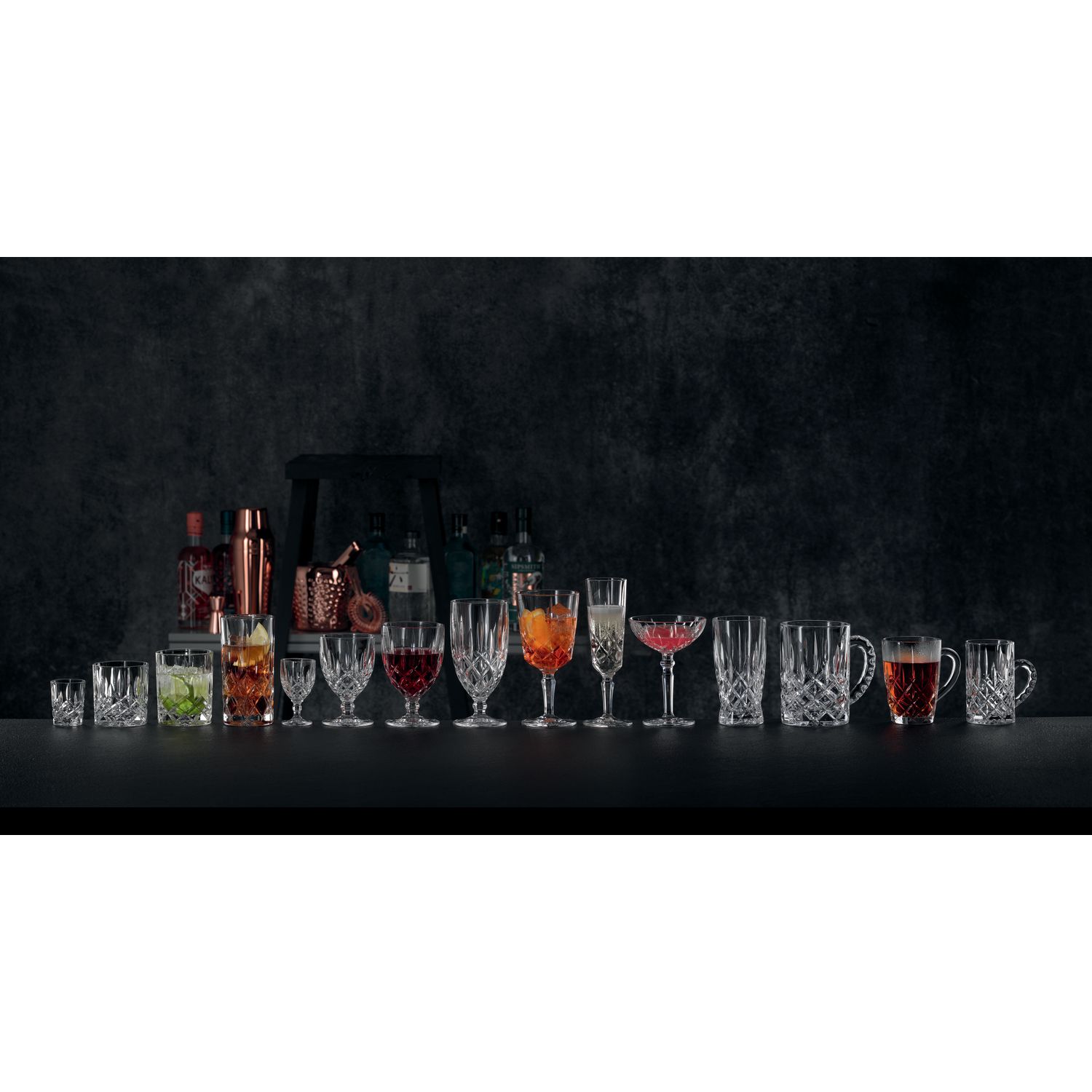 Cyrstal glass series Noblesse