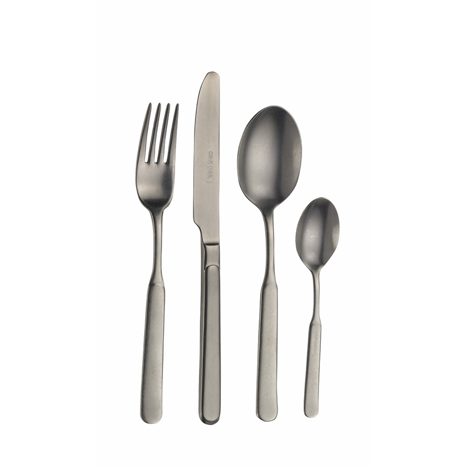 Besteck-Serie Casali Alchimique Titan Stone Washed