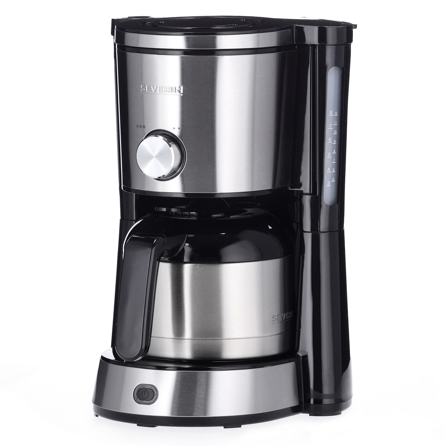 Cafetera de goteo - Cafetera de goteo con molinillo, SEVERIN, cafetera de  filtro, con jarra termo, KA 4814 SEVERIN, 1000 W, 1,25 l, 8 tazas,  Cepillado