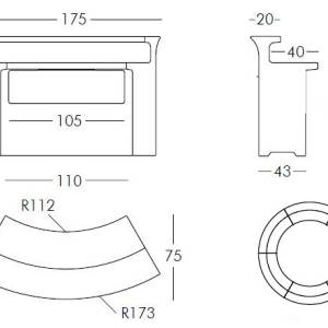 Bancone Bar luminoso Slide rotondo  LUSINI Forniture alberghiere e  attrezzature per ristorazione