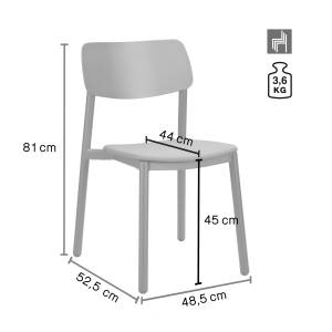 Chair Punta without armrest