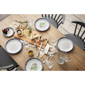Deep plate Nonna with decor
