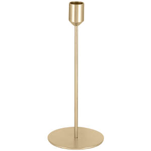 Candelabro De Hierro Forjado - Portavelas Decorativo 52x19x19 Cm, Acabado Ocre Envejecido