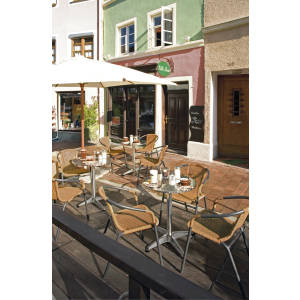 Aluminum table Limona round