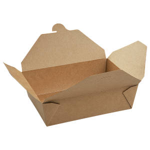 500 Snackboxen Lunchbox Imbiss Klappbox Doppelburgerbox Creme