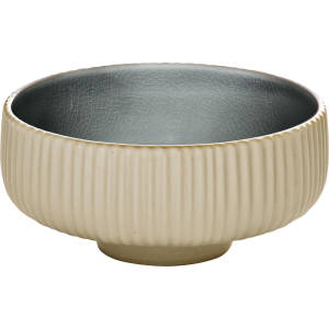 Bowl round Nara Relief grey...