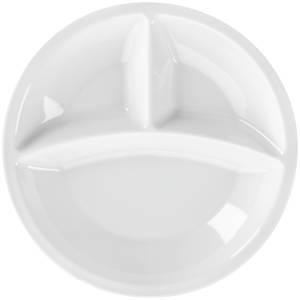 Portion plate divided into...