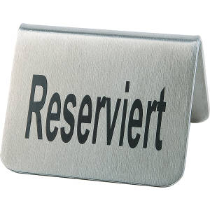Table stand Reserviert