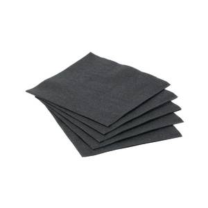 Kaffee-Servietten Arabesque – 20 Stück, 24x24 Cm, Weiß-schwarzes Muster, Made In Germany