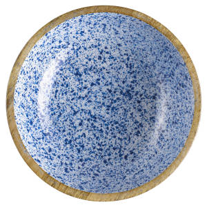Schale MANGO weiß/blau