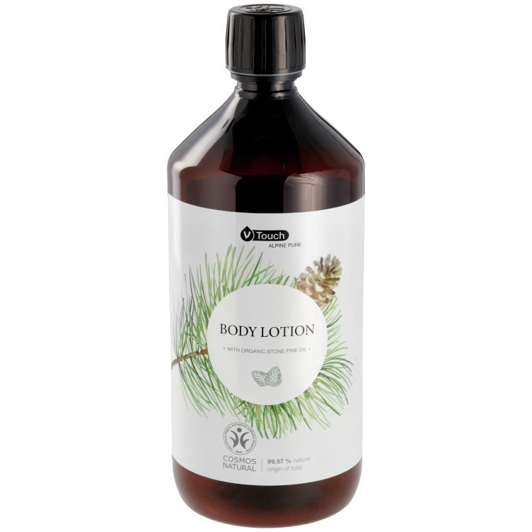 Lait pour le corps pour hôtel Alpine Pure en recharge, cosmétiques naturels certifiés