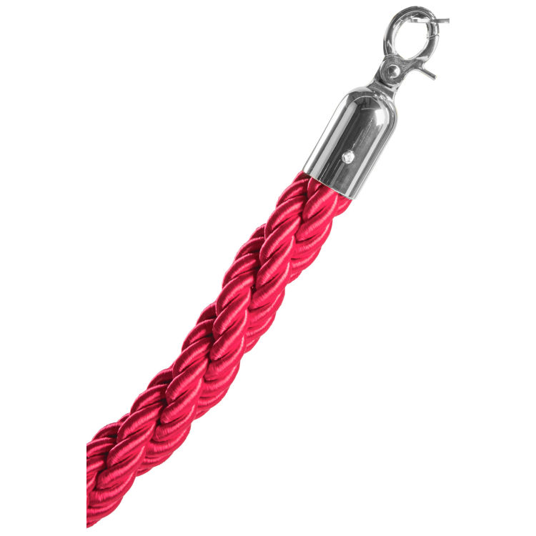 Ograda od užeta Vesara s karabinerima srebrne boje