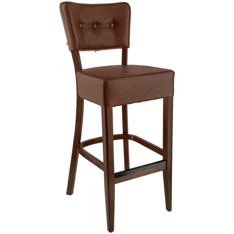 Chaise de bar Winslow similicuir, charge maximale 160 kg
