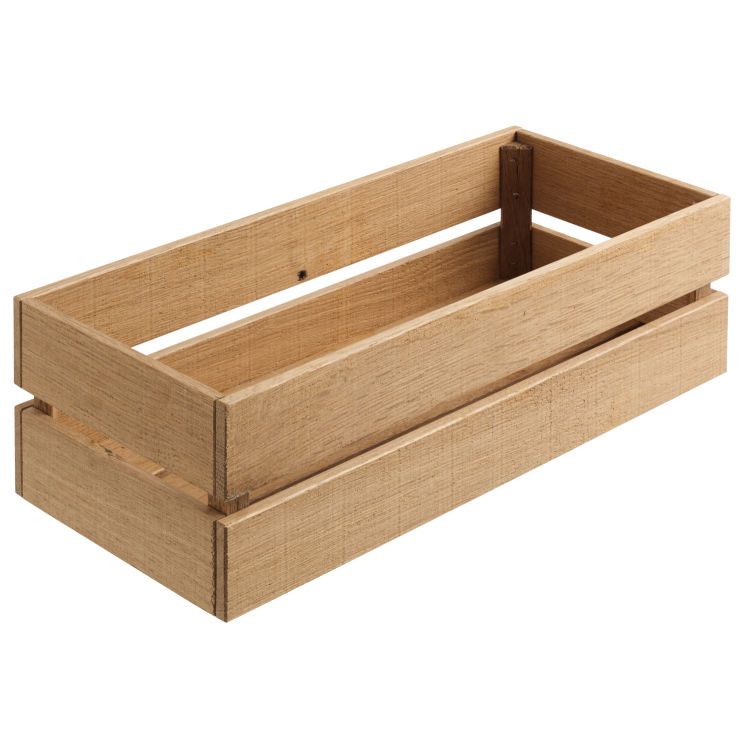 Holzkiste Wantage ohne Griff Eiche