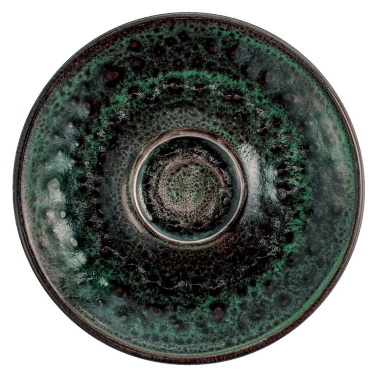 Sous-tasse café expresso Black Reef porcelaine