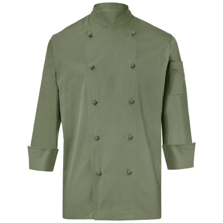 Chaqueta de cocina para hombre Milan manga larga