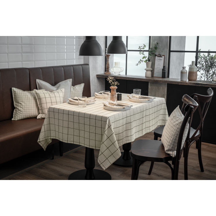 Linge de table Skan à grands carreaux