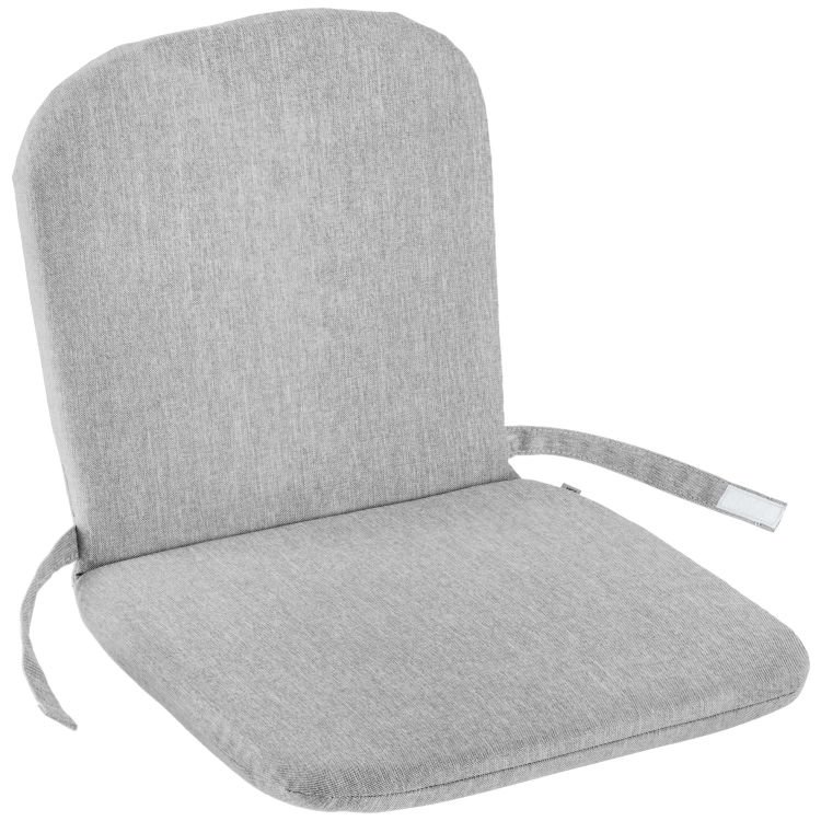 Sitzkissen Lineares mit Rückenpolster Olefin, abnehmbarer Bezug