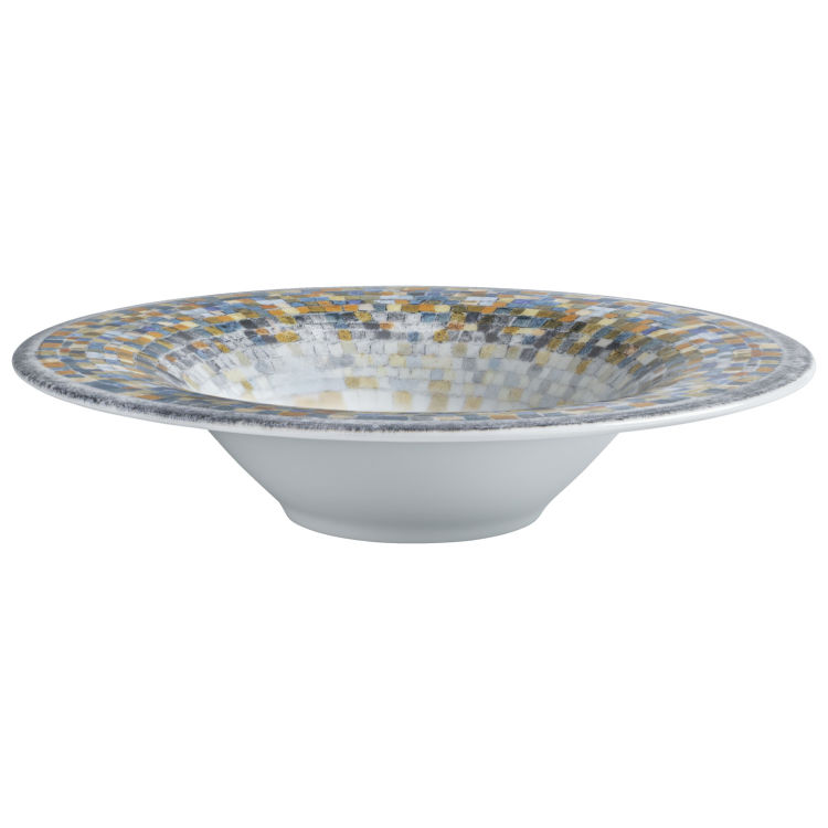 Porzellan Pastateller Terra Mosaic rund