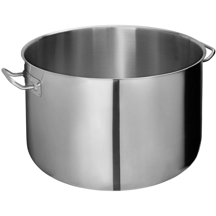 Pentola alta in acciaio Professional con fondo spesso
