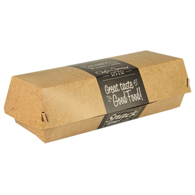 Baguette-Box Good Food Pure, Frischfaser-Pappe