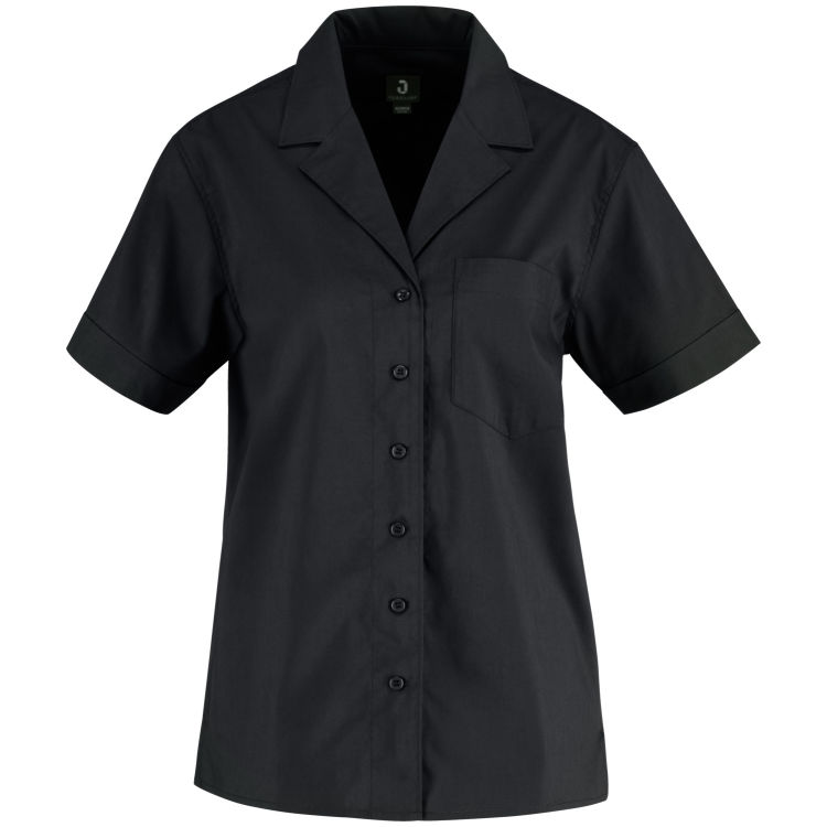 Chemisier femme manches courtes Magnum coupe ample, polycoton élasthanne