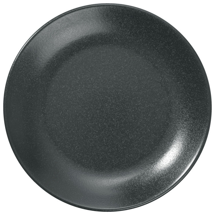 Piatto piano nero opaco Masca