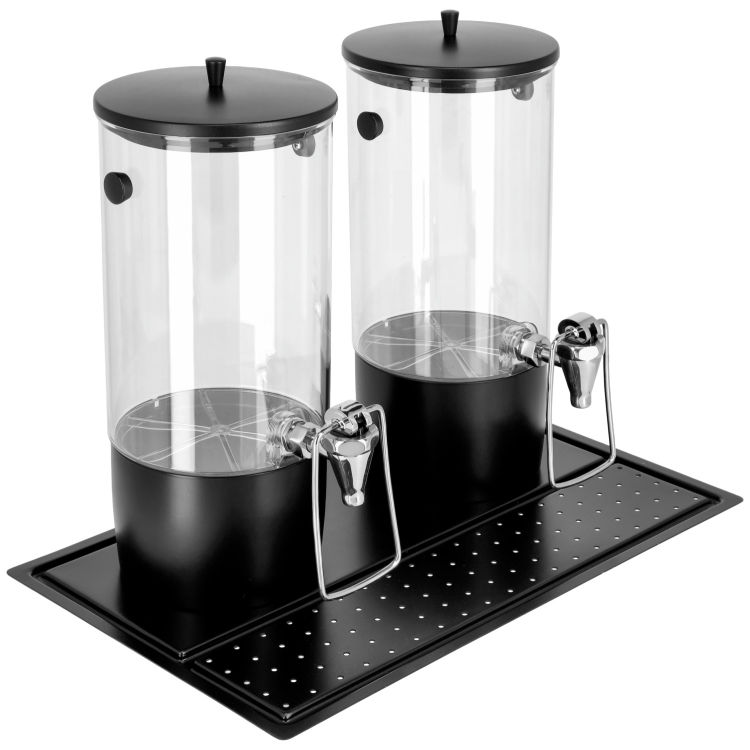 Dispensador Hampton doble GN 1/1 incl. 4 bloques de refrigeración