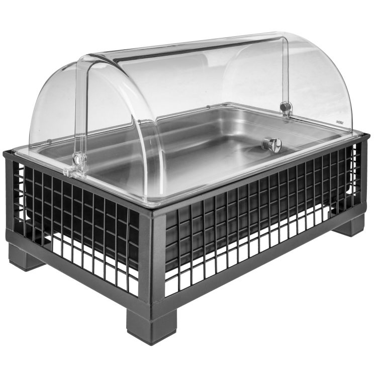 Set fraîcheur Portland inox GN 1/1 H 6,5 cm