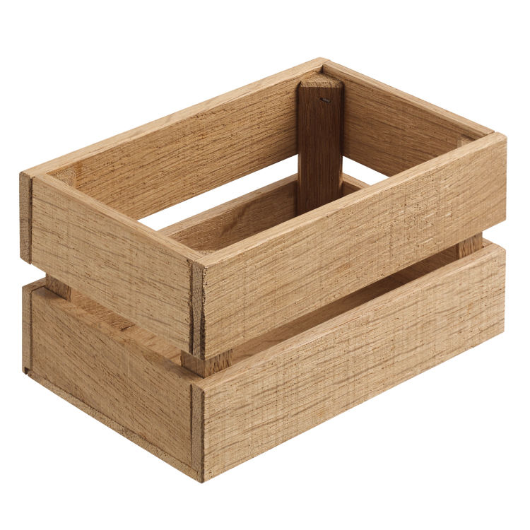 Holzkiste Wantage ohne Griff Eiche