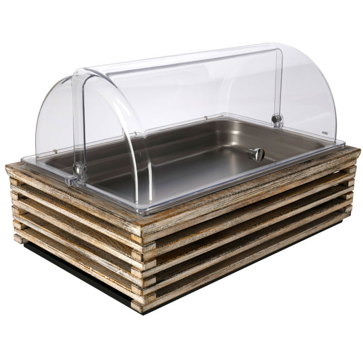Set fraîcheur Natchez inox GN 1/1 H 6,5 cm