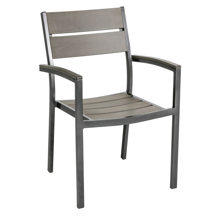 Chaise empilable extérieure Stack, résistant aux intempéries