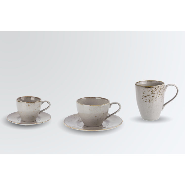 Coffee set Palana grey 20 pcs.