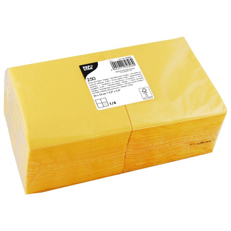 Servietten, 3-lagig, 1/4-Falz