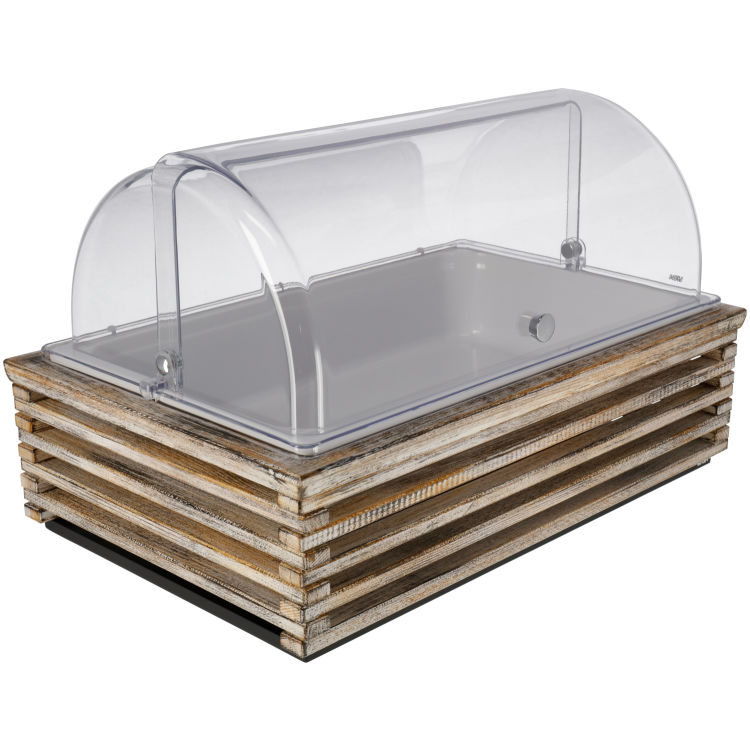 Set fraîcheur Natchez mélamine blanche GN 1/1 H 10 cm