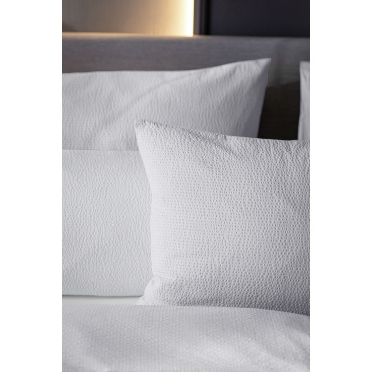 Parure de lit Avellino seersucker tissé