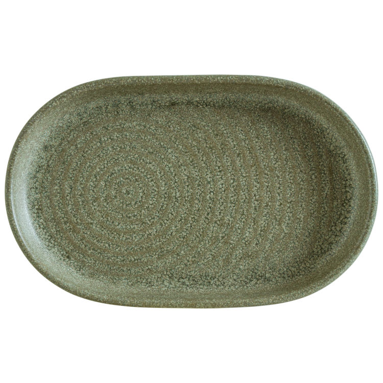 Assiette/plat Adelfa Ripple, passe au lave-vaisselle, porcelaine