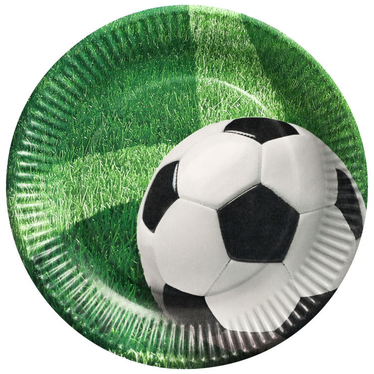 Pappteller Football