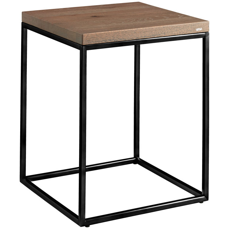 Table basse Deven carrée, en bois massif