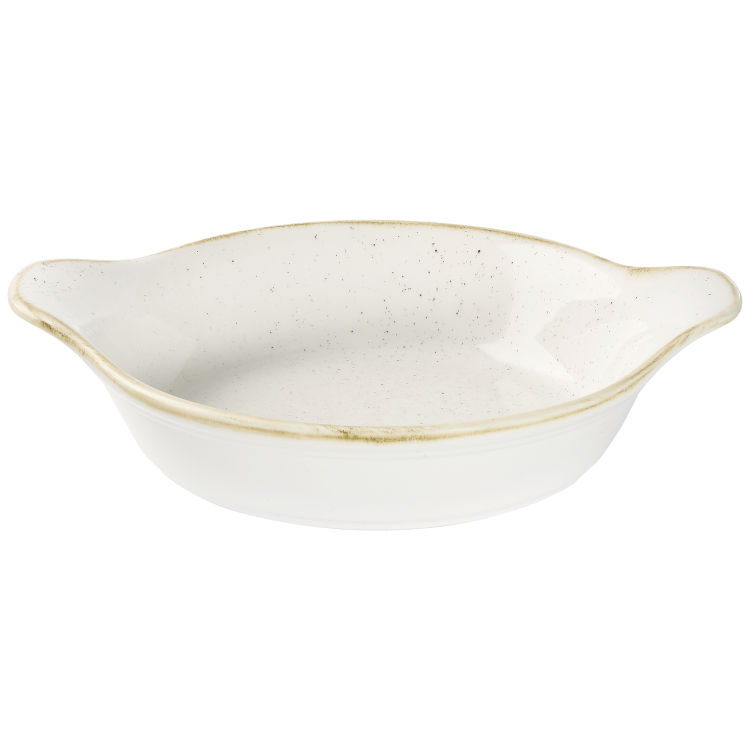 Pfanne Stonecast Barley White rund